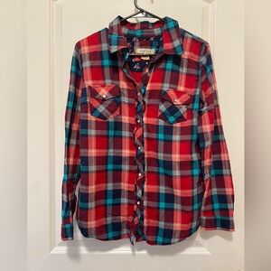 Arizona Jean Company Multicolor Plaid Shirt